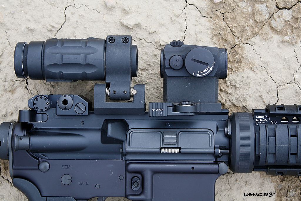 Getting the 3x Magnifier closer to the Aimpoint Micro T1 (w/ pics)